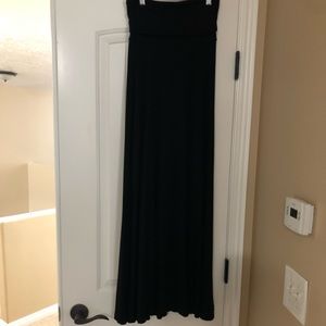 Black maxi skirt